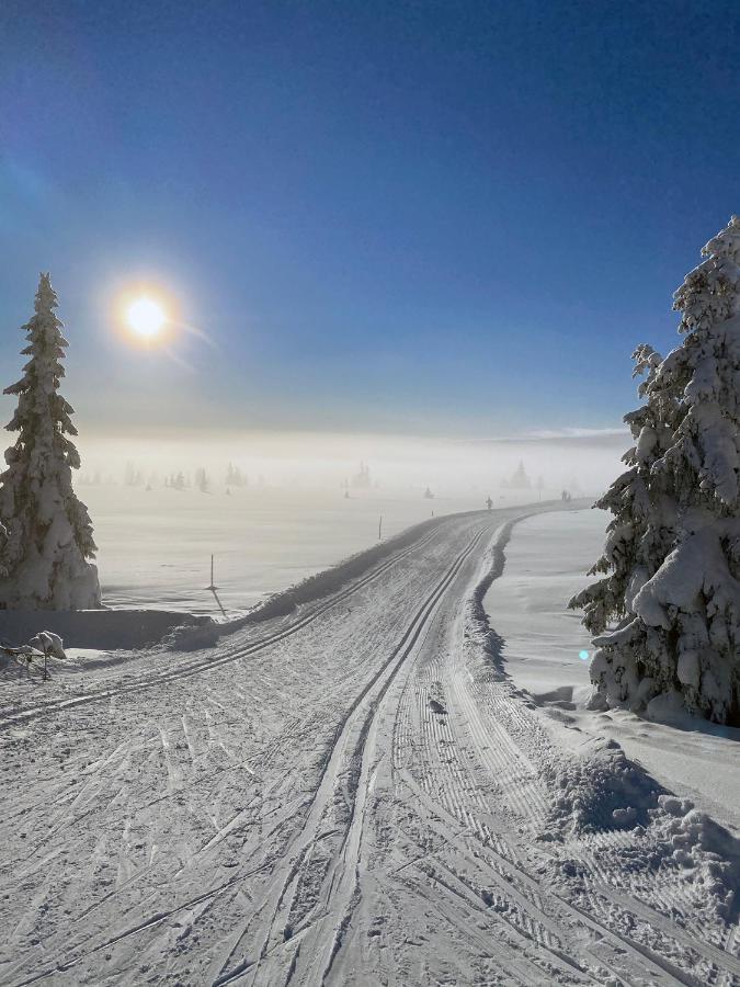 Lys Og Moderne Leilighet Rett Ved Skiloypa Pa Nordseter - Kort Vei Til Sjusjoen, Lillehammer Og Hafjell - Dyr Ikke Tillatt Bagian luar foto